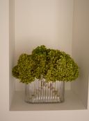 Preserved Hydrangea X Ripple Oval Vase