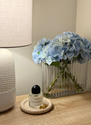 Premium Real Touch Hydrangeas X Ripple Oval Vase