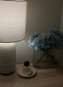 Premium Real Touch Hydrangeas X Ripple Oval Vase