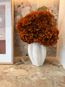 Preserved Burnt Orange Hydrangea Stem