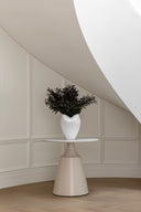 Ebony Vase X Preserved Seeded Gum Arrangement