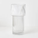 Ripple Optic Round Vase